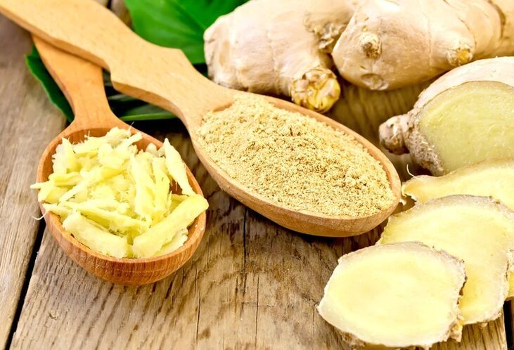use of ground ginger for strength