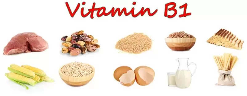 vitamin B1 in products to potency